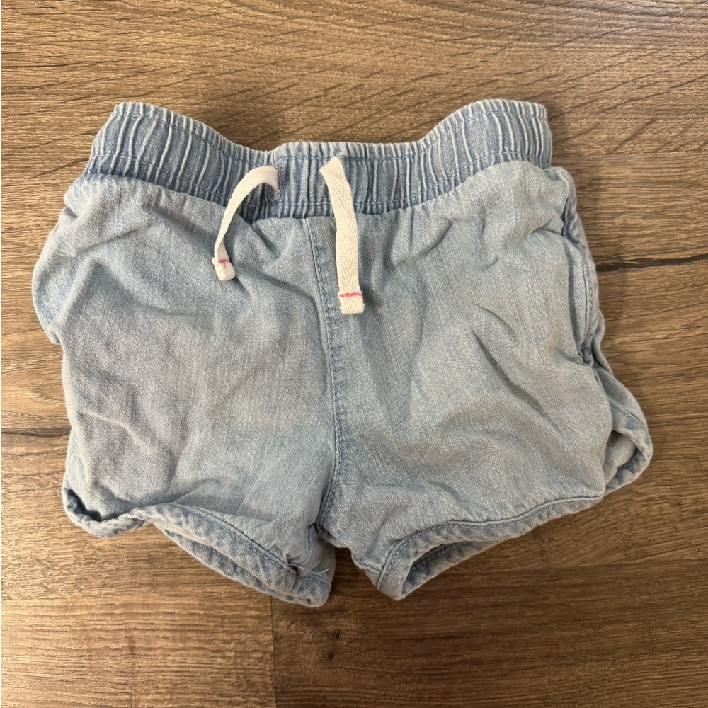 Kids Blue Denim Shorts